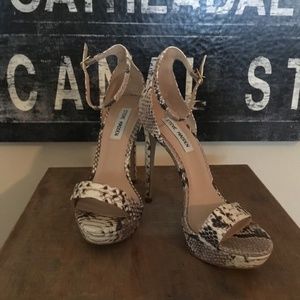 Steve Madden Snake Skin Heels